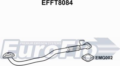 EuroFlo EFFT8084 - Exhaust Pipe autospares.lv