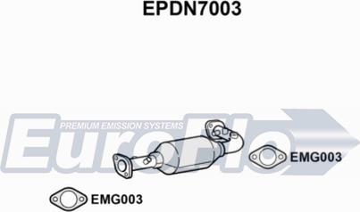 EuroFlo EPDN7003 - Soot / Particulate Filter, exhaust system autospares.lv