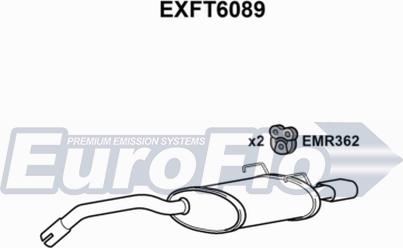 EuroFlo EXFT6089 - End Silencer autospares.lv