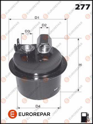 EUROREPAR 1643631980 - Fuel filter autospares.lv