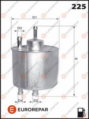 EUROREPAR 1643631480 - Fuel filter autospares.lv