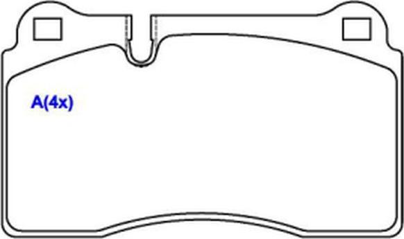 EUROREPAR 1643077880 - Brake Pad Set, disc brake autospares.lv