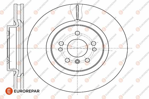 EUROREPAR 1642751780 - Brake Disc autospares.lv