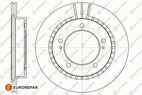 EUROREPAR 1642757380 - Brake Disc autospares.lv