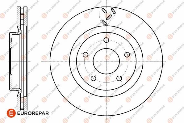 EUROREPAR 1642765280 - Brake Disc autospares.lv