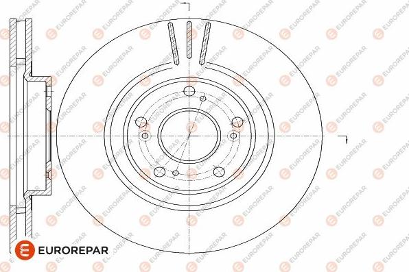 EUROREPAR 1642763180 - Brake Disc autospares.lv