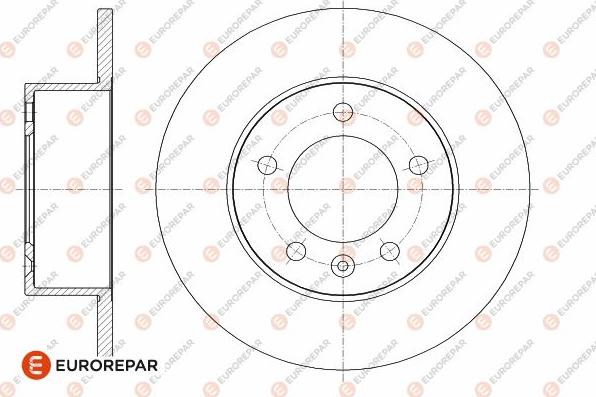 EUROREPAR 1642767380 - Brake Disc autospares.lv