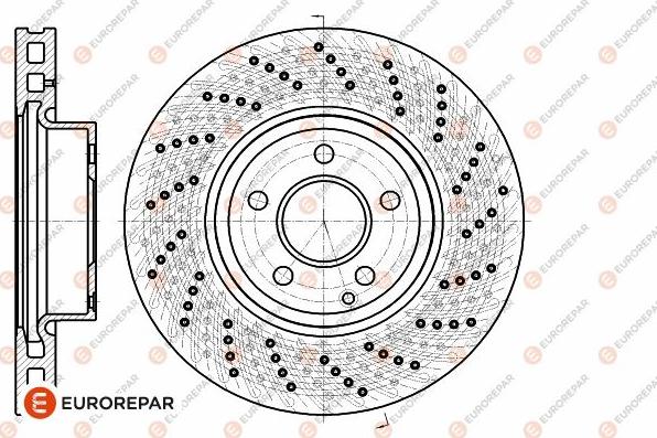 EUROREPAR 1642780380 - Brake Disc autospares.lv