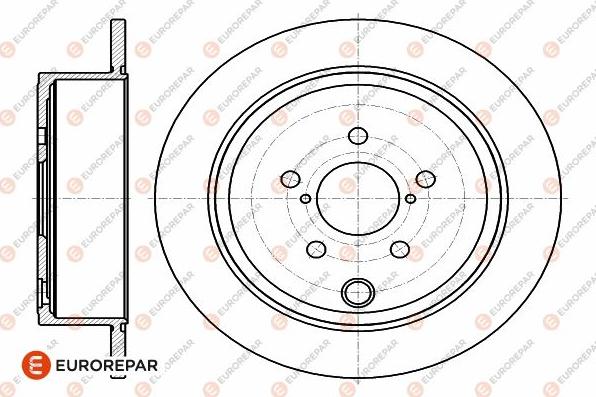 EUROREPAR 1642779480 - Brake Disc autospares.lv