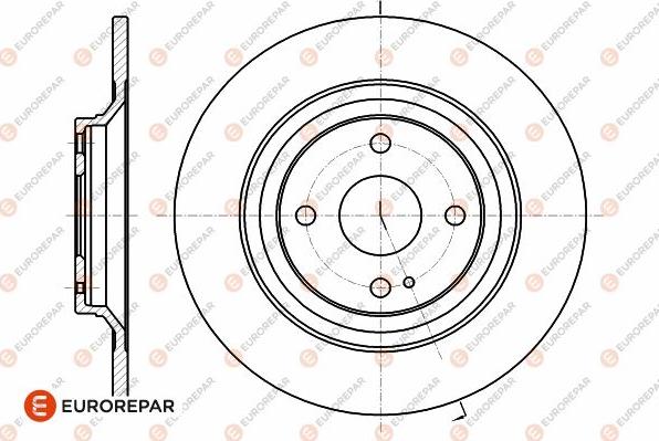 EUROREPAR 1642774680 - Brake Disc autospares.lv