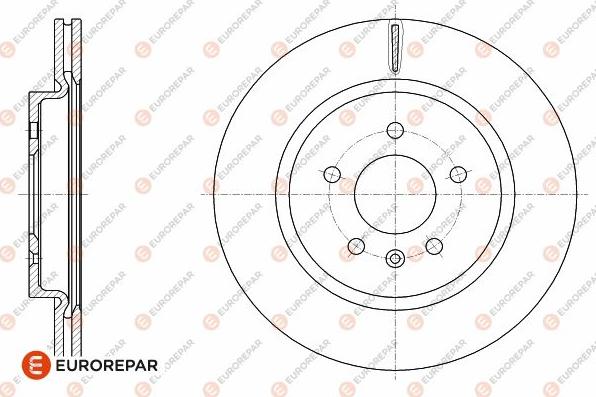 EUROREPAR 1642776780 - Brake Disc autospares.lv