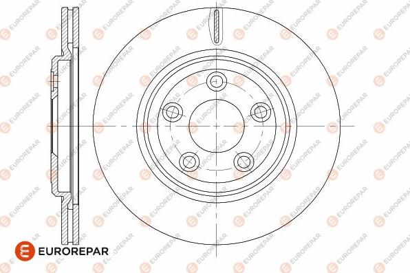 EUROREPAR 1642772780 - Brake Disc autospares.lv