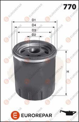 EUROREPAR 1667441880 - Oil Filter autospares.lv