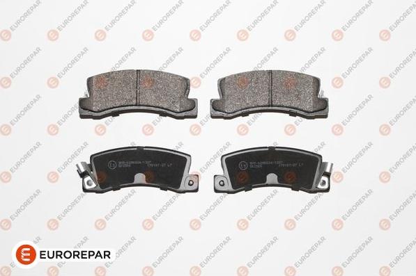 EUROREPAR 1667812480 - Brake Pad Set, disc brake autospares.lv