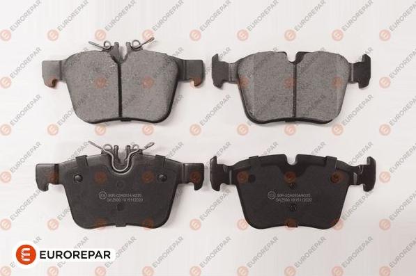 EUROREPAR 1667812080 - Brake Pad Set, disc brake autospares.lv