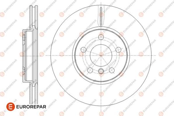 EUROREPAR 1667872780 - Brake Disc autospares.lv