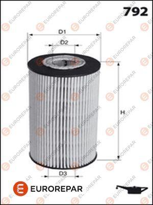 EUROREPAR E149152 - Oil Filter autospares.lv