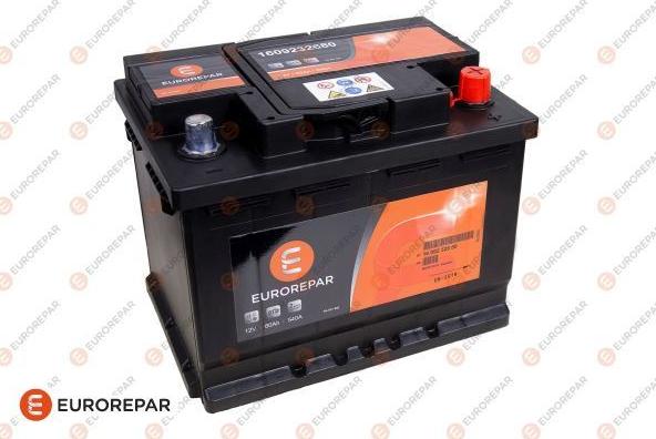EUROREPAR 1609232680 - Starter Battery autospares.lv