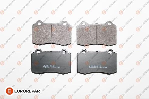 EUROREPAR 1619607480 - Brake Pad Set, disc brake autospares.lv