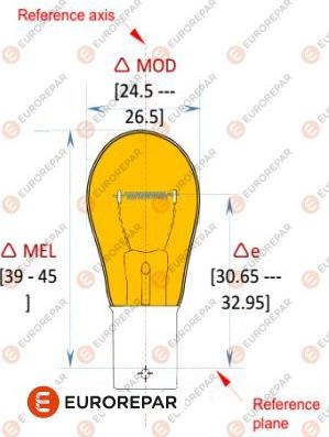 EUROREPAR 1616430980 - Bulb, indicator autospares.lv