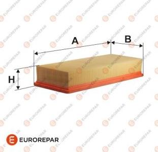 EUROREPAR 1616268280 - Air Filter, engine autospares.lv