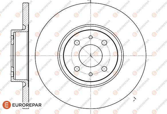 EUROREPAR 1618869380 - Brake Disc autospares.lv