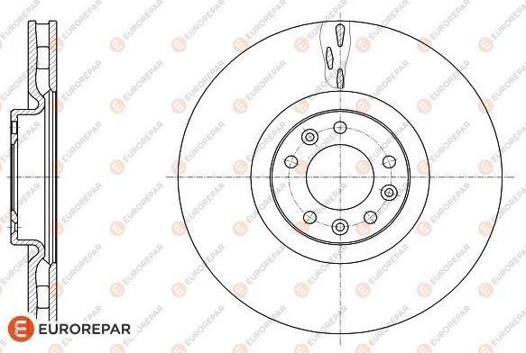 EUROREPAR 1618864280 - Brake Disc autospares.lv