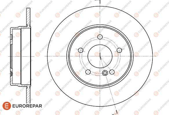 EUROREPAR 1618865780 - Brake Disc autospares.lv