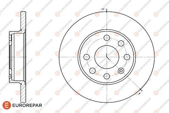 EUROREPAR 1618866980 - Brake Disc autospares.lv