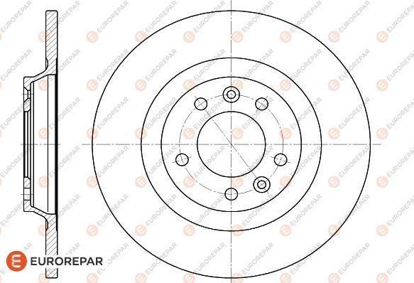 EUROREPAR 1618861880 - Brake Disc autospares.lv