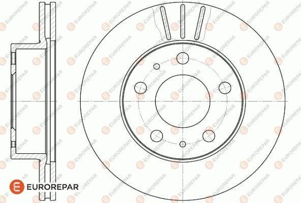 EUROREPAR 1618863880 - Brake Disc autospares.lv