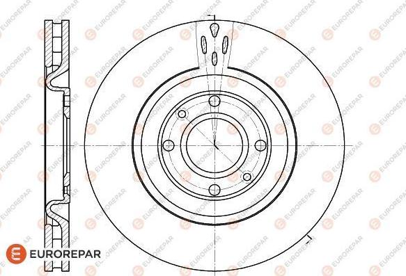 EUROREPAR 1618863780 - Brake Disc autospares.lv