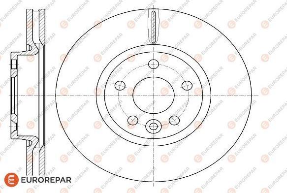 EUROREPAR 1618889380 - Brake Disc autospares.lv