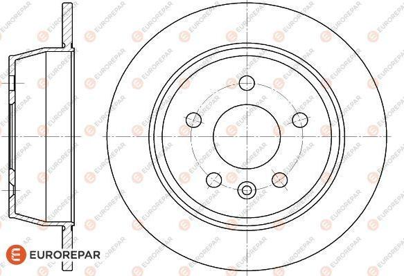 EUROREPAR 1618881880 - Brake Disc autospares.lv