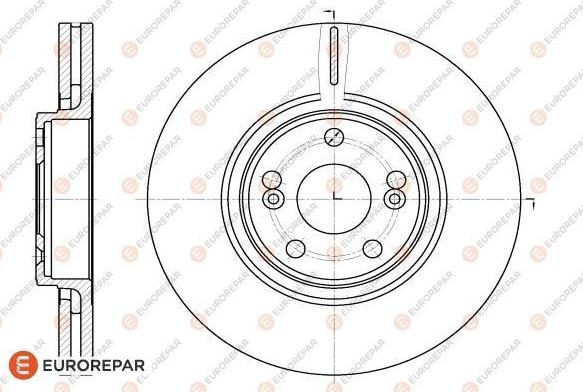 EUROREPAR 1618887980 - Brake Disc autospares.lv