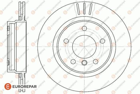 EUROREPAR 1618879980 - Brake Disc autospares.lv