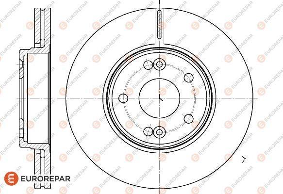 EUROREPAR 1618879580 - Brake Disc autospares.lv