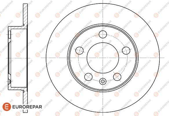 EUROREPAR 1618874180 - Brake Disc autospares.lv