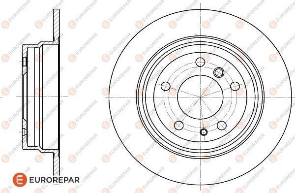 EUROREPAR 1618874380 - Brake Disc autospares.lv