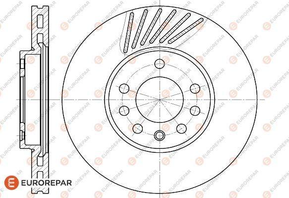 EUROREPAR 1618876780 - Brake Disc autospares.lv