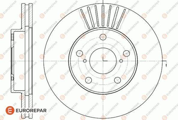 EUROREPAR 1618871880 - Brake Disc autospares.lv