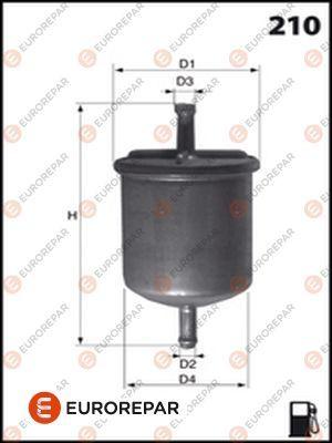 EUROREPAR 1612797980 - Fuel filter autospares.lv