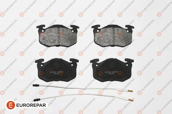 EUROREPAR 1617247580 - Brake Pad Set, disc brake autospares.lv