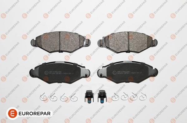 EUROREPAR 1617254880 - Brake Pad Set, disc brake autospares.lv