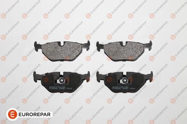 EUROREPAR 1617255380 - Brake Pad Set, disc brake autospares.lv