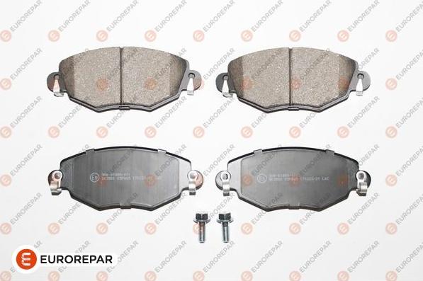 EUROREPAR 1617256380 - Brake Pad Set, disc brake autospares.lv