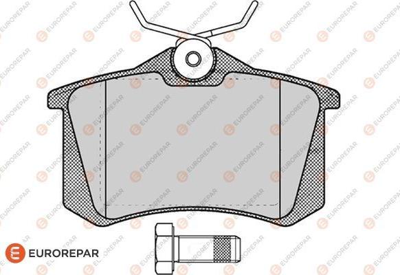 EUROREPAR 1617250480 - Brake Pad Set, disc brake autospares.lv