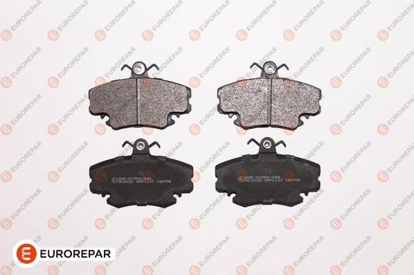 EUROREPAR 1617250780 - Brake Pad Set, disc brake autospares.lv