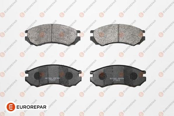 EUROREPAR 1617251380 - Brake Pad Set, disc brake autospares.lv