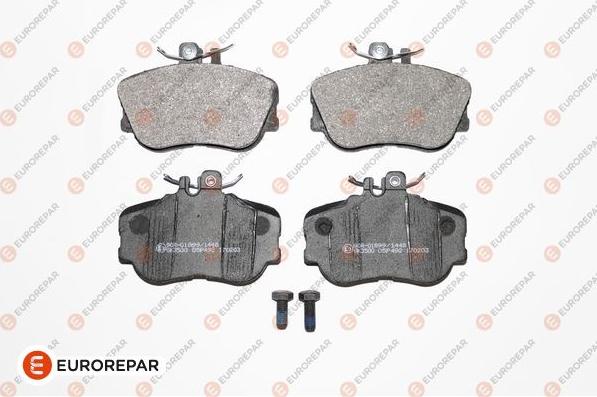 EUROREPAR 1617252580 - Brake Pad Set, disc brake autospares.lv